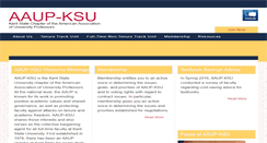 Desktop Screenshot of aaupksu.org